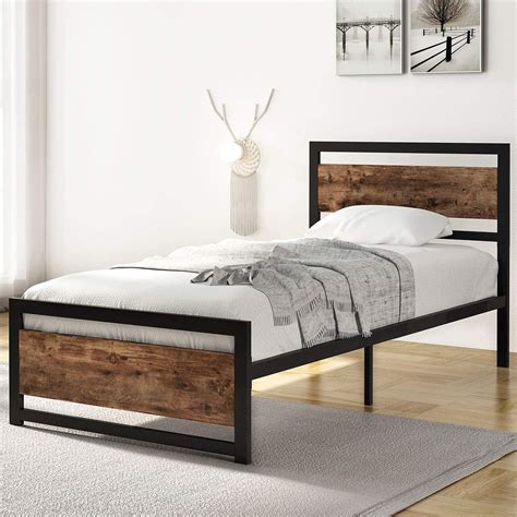 Amazon.com: Twin Bed Frame No Box Spring Needed